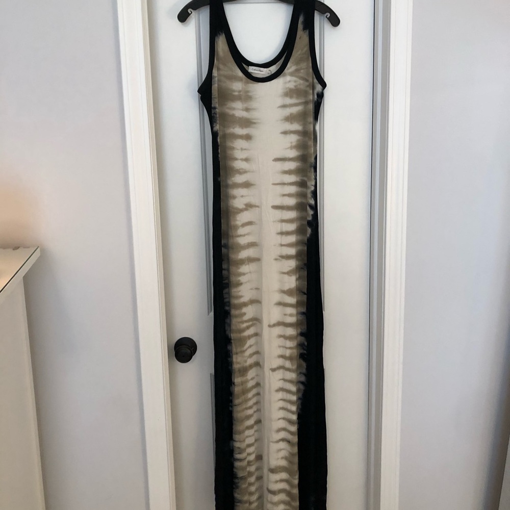 Calvin Klein tie dyed maxi